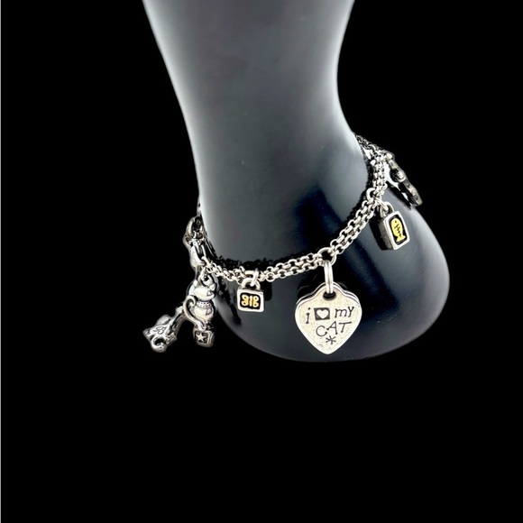 Brighton Pedigree Cat Locket Heart Retired Heart Charm Bracelet PURRFECT! - Picture 11 of 11